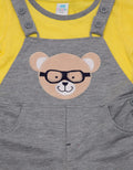 Pipiniko Short Jumpsuit Set Overall Bear Glasses