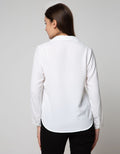 St. Yves Long Sleeve Blouse Top Lyn Crepe