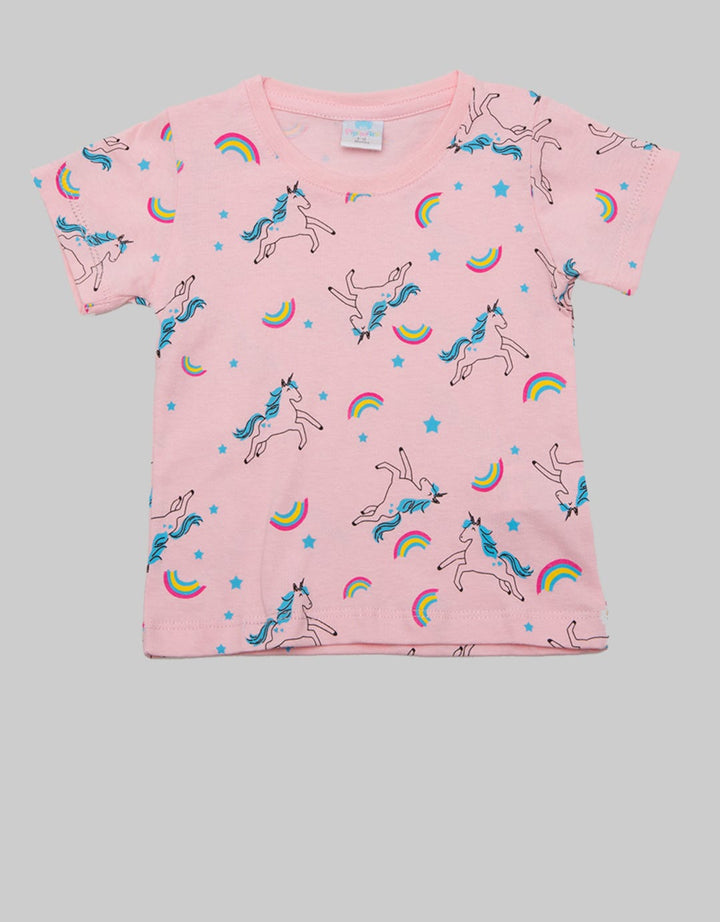 Pipiniko Short Sleeve T-Shirt Pack 2 Pc Unicorn