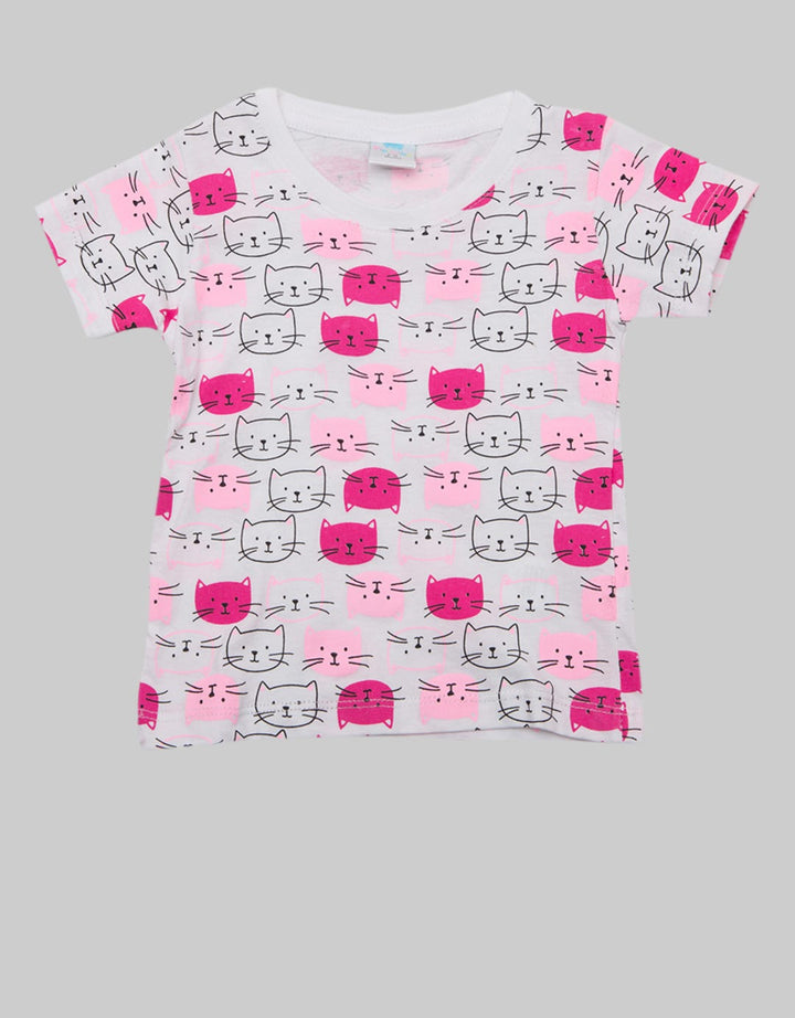 Pipiniko Short Sleeve T-Shirt Pack 2 Pc Cat