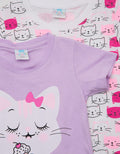 Pipiniko Short Sleeve T-Shirt Pack 2 Pc Cat
