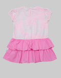 Pipiniko Short Sleeve Midi Dress Salur Bunny