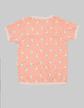 Pipiniko Short Sleeve T-Shirt with Rabbit Screen Printing