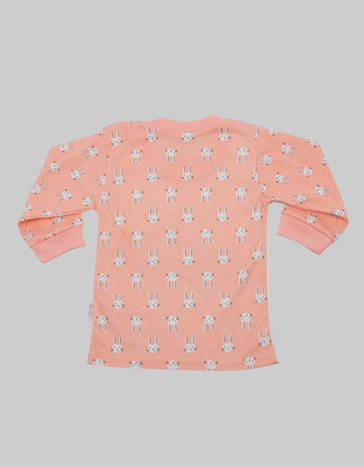 Pipiniko Long Sleeve T-Shirt Oblong Sablon Print Rabbit