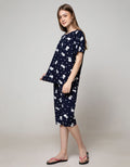 Nevada Short Sleeve Pajama Capri House Rabbit