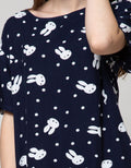 Nevada Short Sleeve Pajama Capri House Rabbit