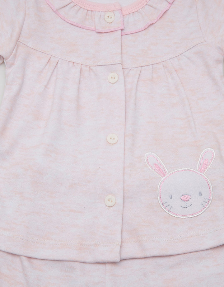 Pipiniko Top - Bottom Set Print Bunny