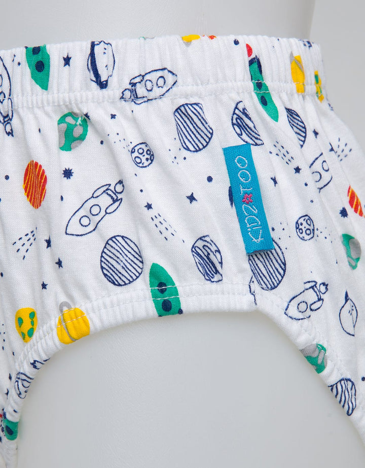 Kidz Too Brief Fullprint Outer Space