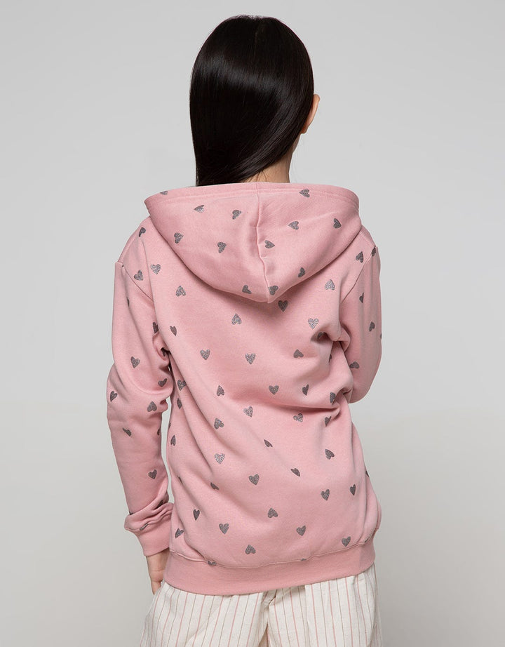 Nevada Jacket Fullprint Love Bahan Fleece