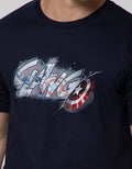 Marvel Font T-Shirt  Short Sleeve