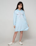 Nevada Long Sleeve Midi Dress Hoodie Print New York City