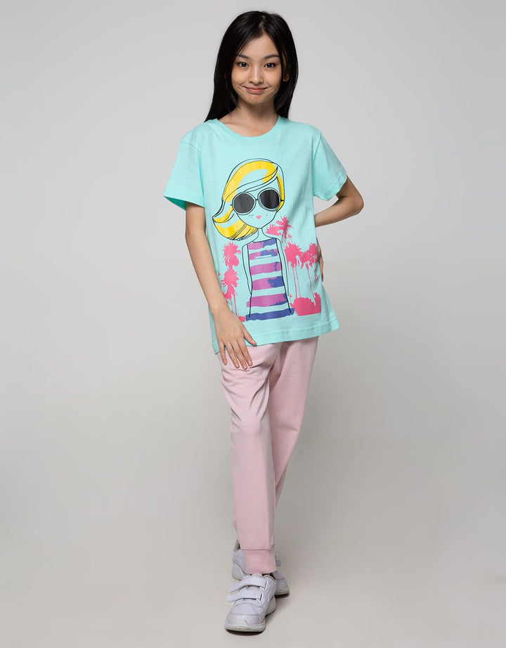 Nevada Jogger Knit Prt Tab Love Pockets