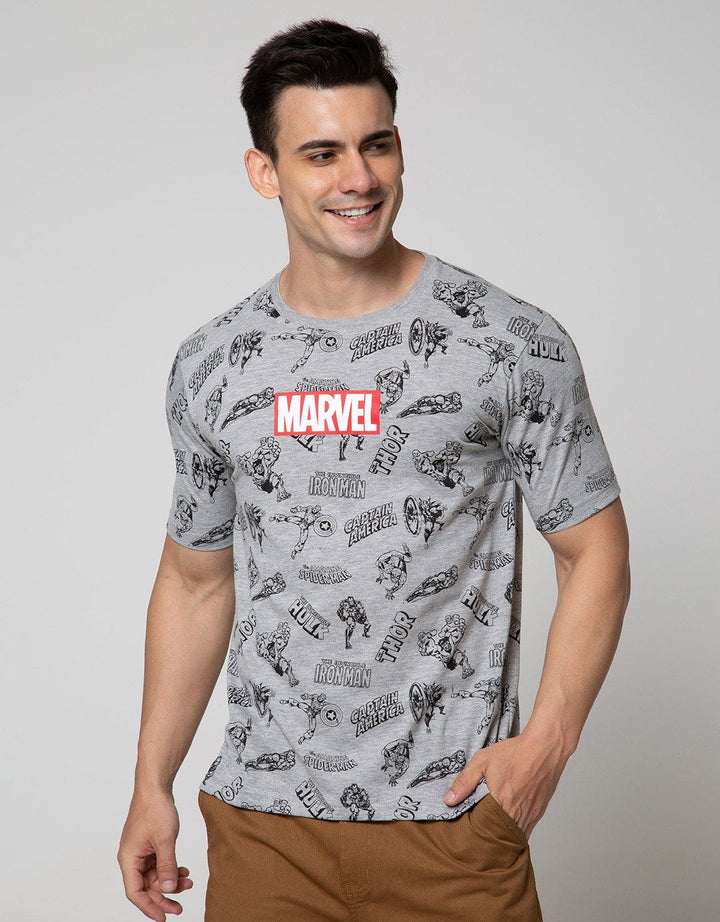 Marvel Characters Full T-Shirt  Short Sleeve