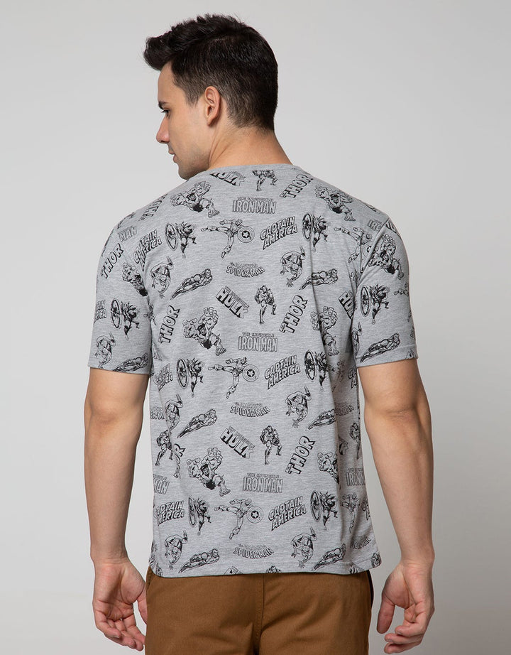 Marvel Characters Full T-Shirt  Short Sleeve