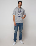 Marvel Avengers Hood Sweatshirt Short Sleeve Avengers Assemble