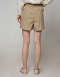 Details Short Pants With Assymetrical Pocket On Side
