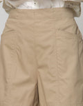 Details Short Pants With Assymetrical Pocket On Side
