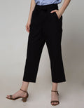 Details Long Pants Straight With Rope On Waist