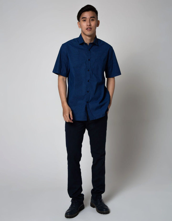 Cole Short Sleeve Shirt Print  Short Sleeve Regular