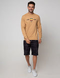 Details Sweatshirt Jumper Long Sleeve V Neck