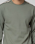 Details Sweatshirt Jumper Texture With Tape On Sho