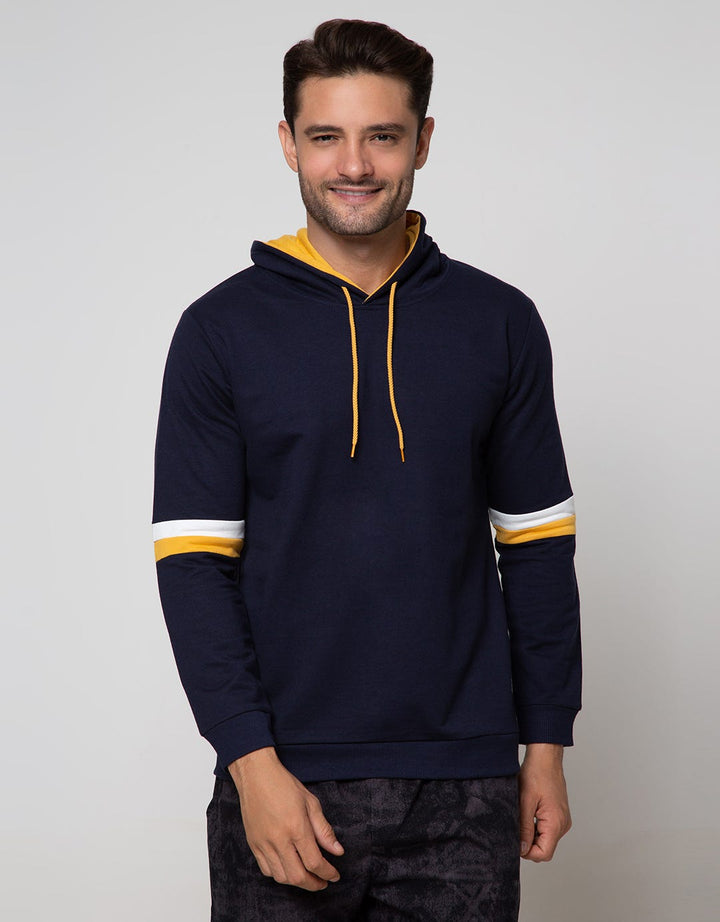 Details Sweatshirt Hoodie Stripe On Hand