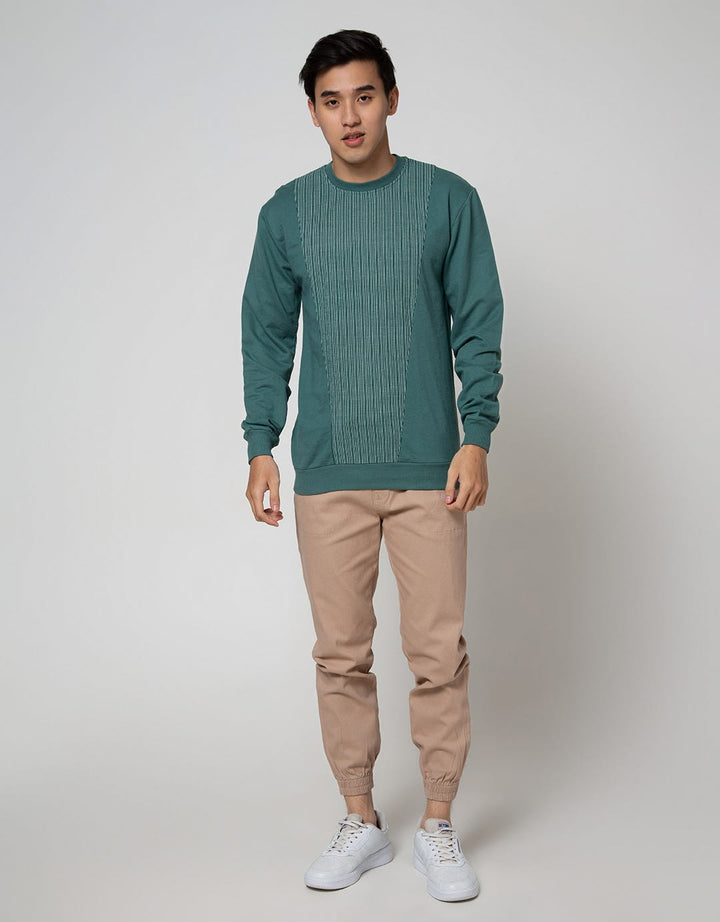 Details Sweatshirt Jumper Combine With Texture