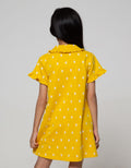 Little M Short Sleeve Midi Dress Krah Fullprint Bunny