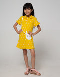 Little M Short Sleeve Midi Dress Krah Fullprint Bunny