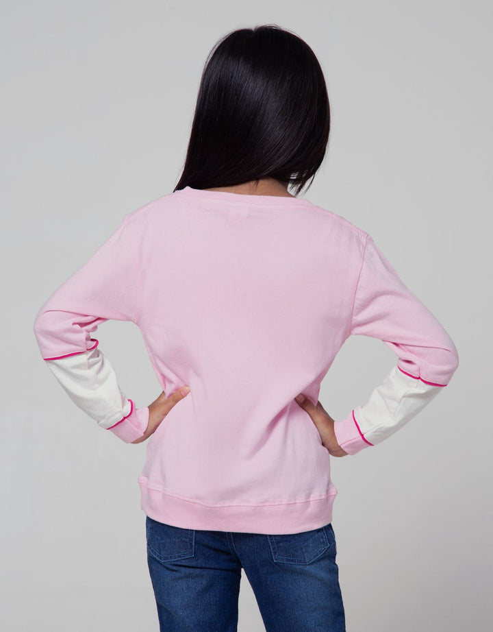 Little M Long Sleeve T-Shirt Ctsu Cat Lengan