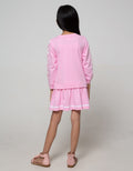 Little M Long Sleeve Midi Dress Love Unicorn
