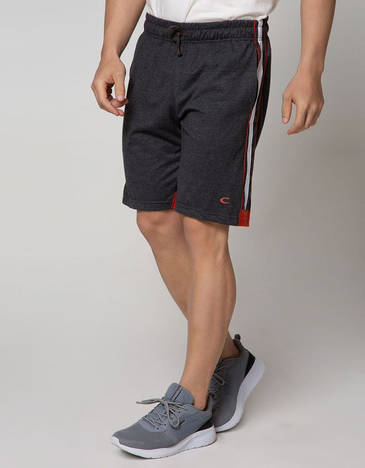 Cole Short Pants Knit Misty With Kontras Kombinasi