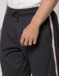 Cole Short Pants Knit Misty With Kontras Kombinasi