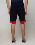 Cole Short Pants Knit Solid With Kontras Kombinasi