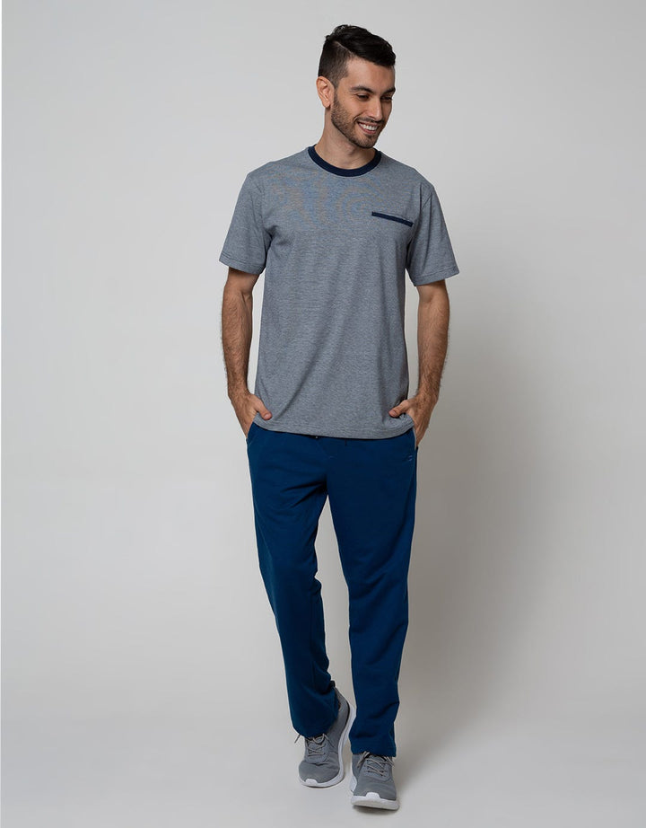 Cole Long Pants Knit Terry Basic Slight Pocket Stitch