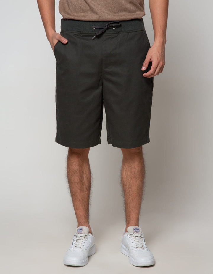 Cole Short Pants Short Pull On Rib Solid