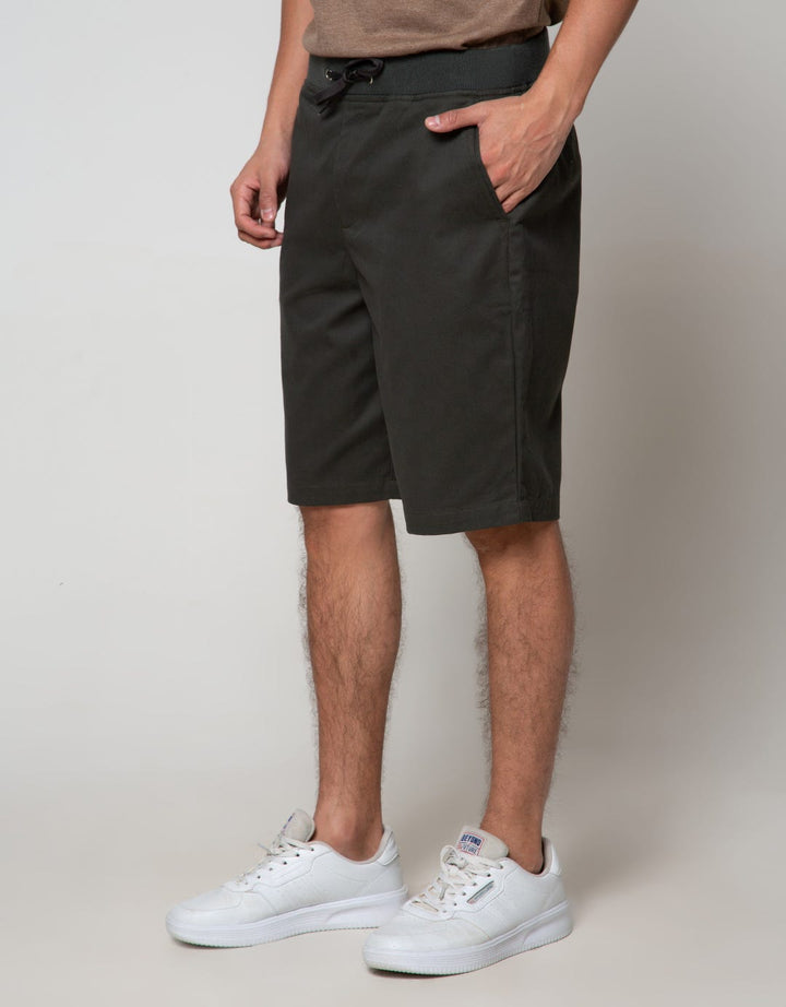 Cole Short Pants Short Pull On Rib Solid