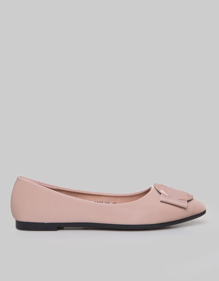 Laviola Circle Ribbon Belt Flat Shoes
