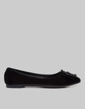Laviola Ribbon With Circle Flat Shoes