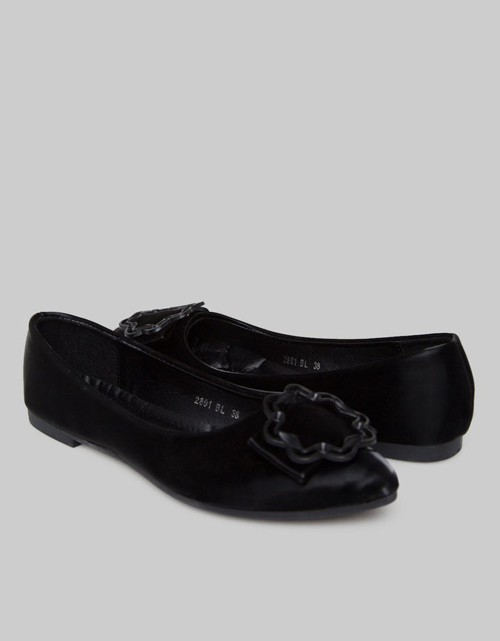 Laviola Wave Pointed Flat Shoes