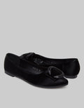 Laviola Circle Ribbon Belt Flat Shoes