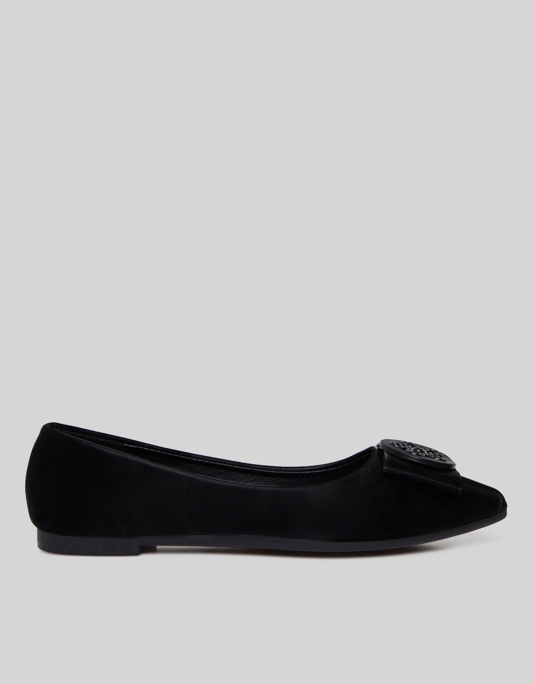 Laviola Flower Ribbon Flat Shoes