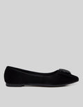Laviola Flower Ribbon Flat Shoes