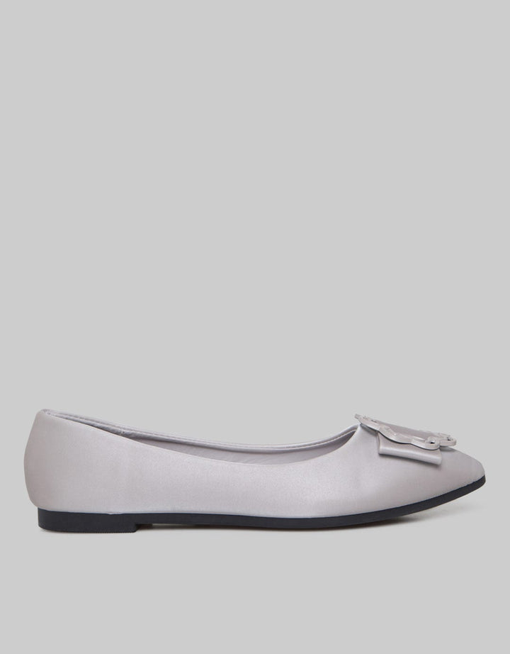 Laviola Wave Pointed Flat Shoes