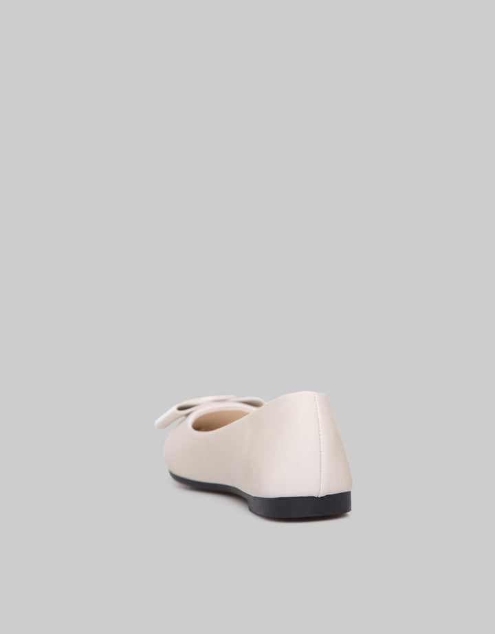 Laviola Flower Ribbon Flat Shoes