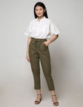 Connexion Ankle Pants Relax With Elastic Waist 