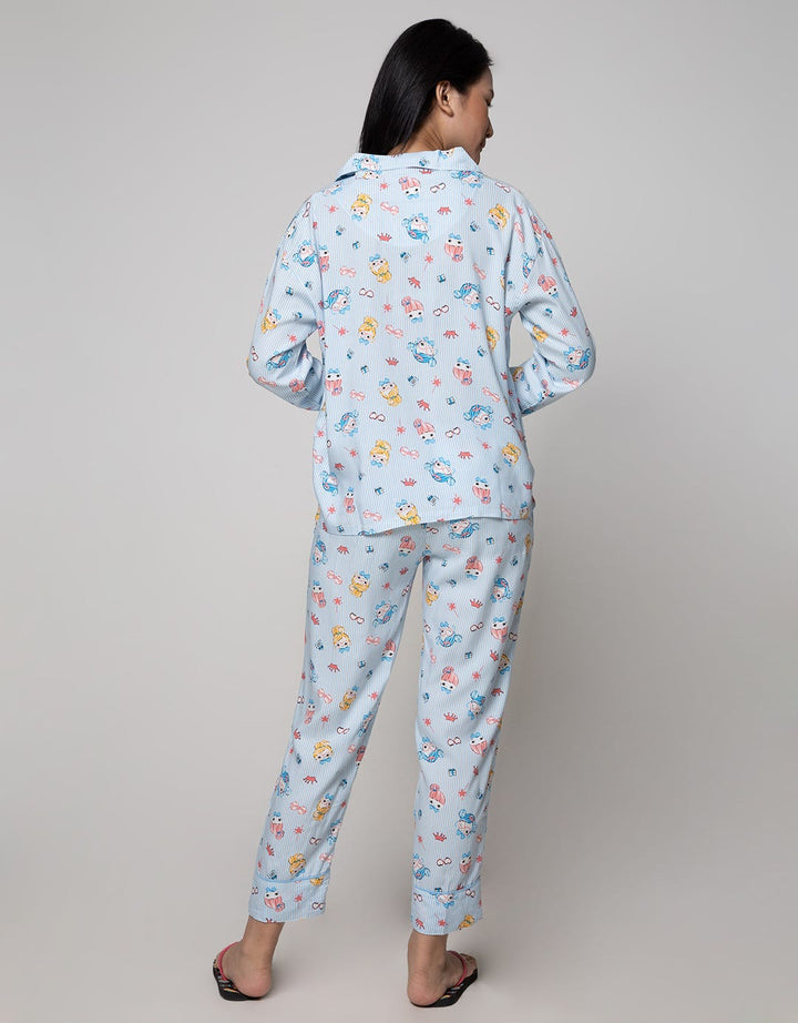 Nevada Long Sleeve Pyjama Pants Cutesy Bun