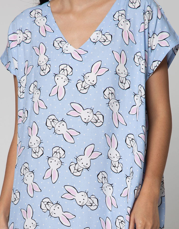 Nevada Short Sleeve Midi Dress Baby Rabbit