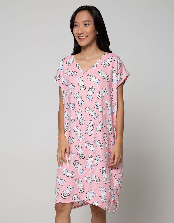 Nevada Short Sleeve Midi Dress Baby Rabbit