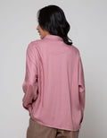 Nevada Long Sleeve Shirt Top Rayonn Regular With Pocket